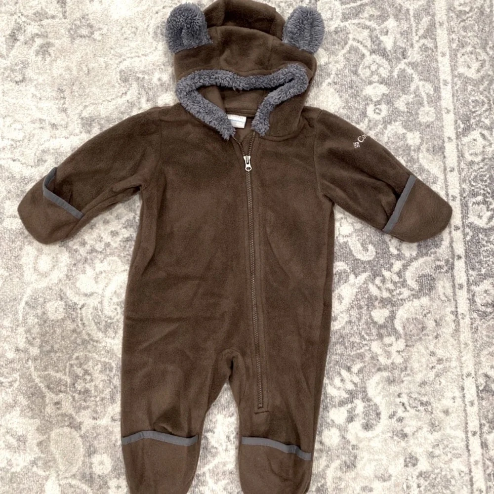 Infant Columbia Fleece Body Suit w/ Hood - Picture 1 of 7